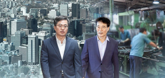 김동연 기획부총리 겸 기획재정부 장관이 13일 장하성 전 정책실장과의 엇박자 논란과 관련 소신을 지킨 것이라고 밝혔다.<연합뉴스>